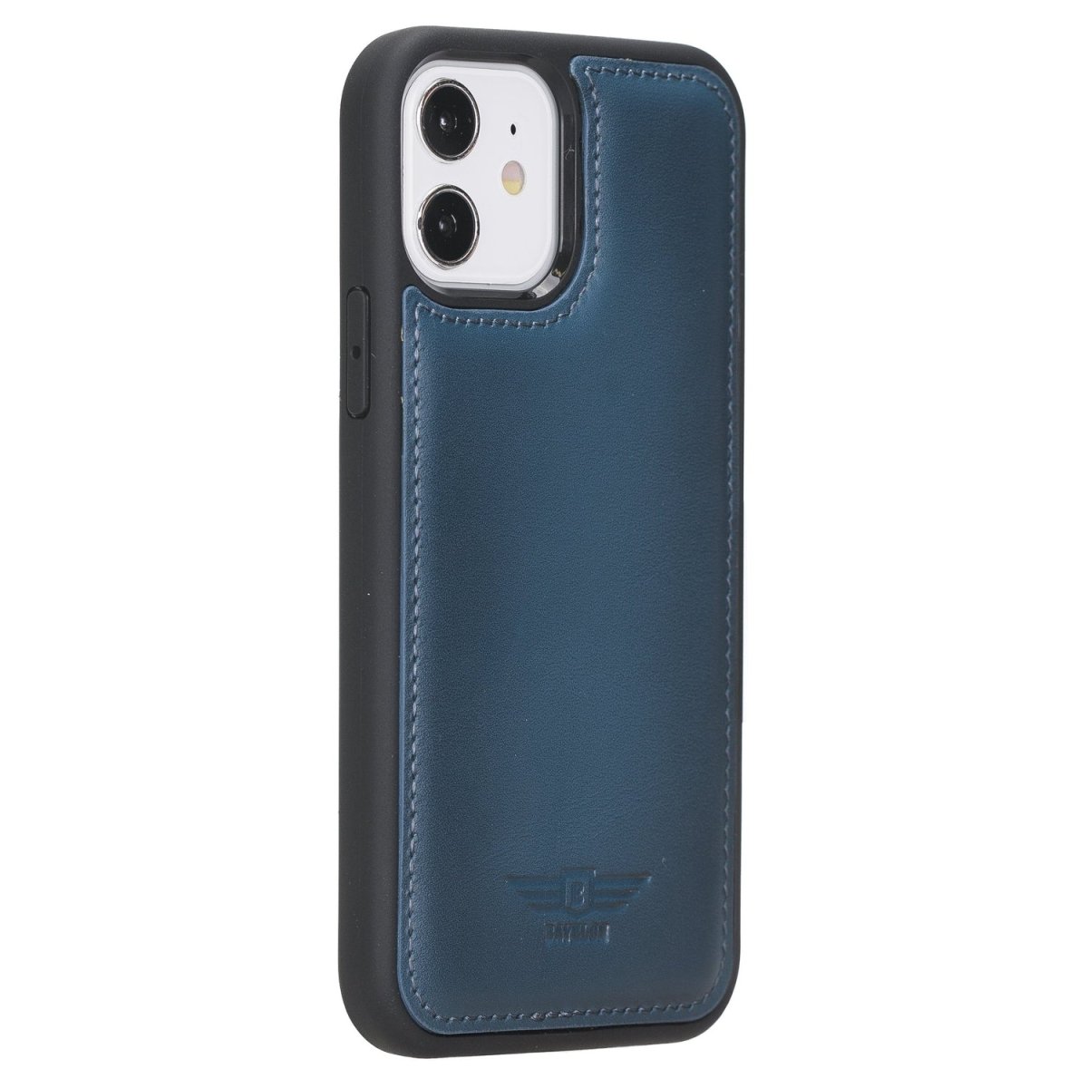 Bayelon iPhone 12 - 12 Pro 6.1" Leather Snap-on Back Cover #color_