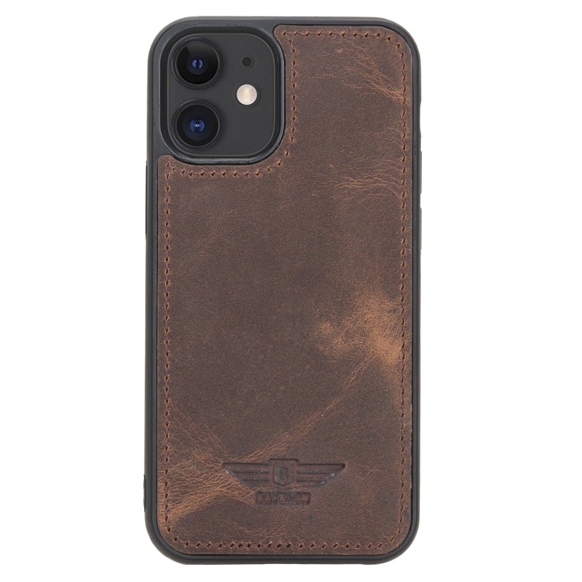 Bayelon iPhone 12 Mini 5.4" Leather Magnetic Detachable Wallet Case #color_