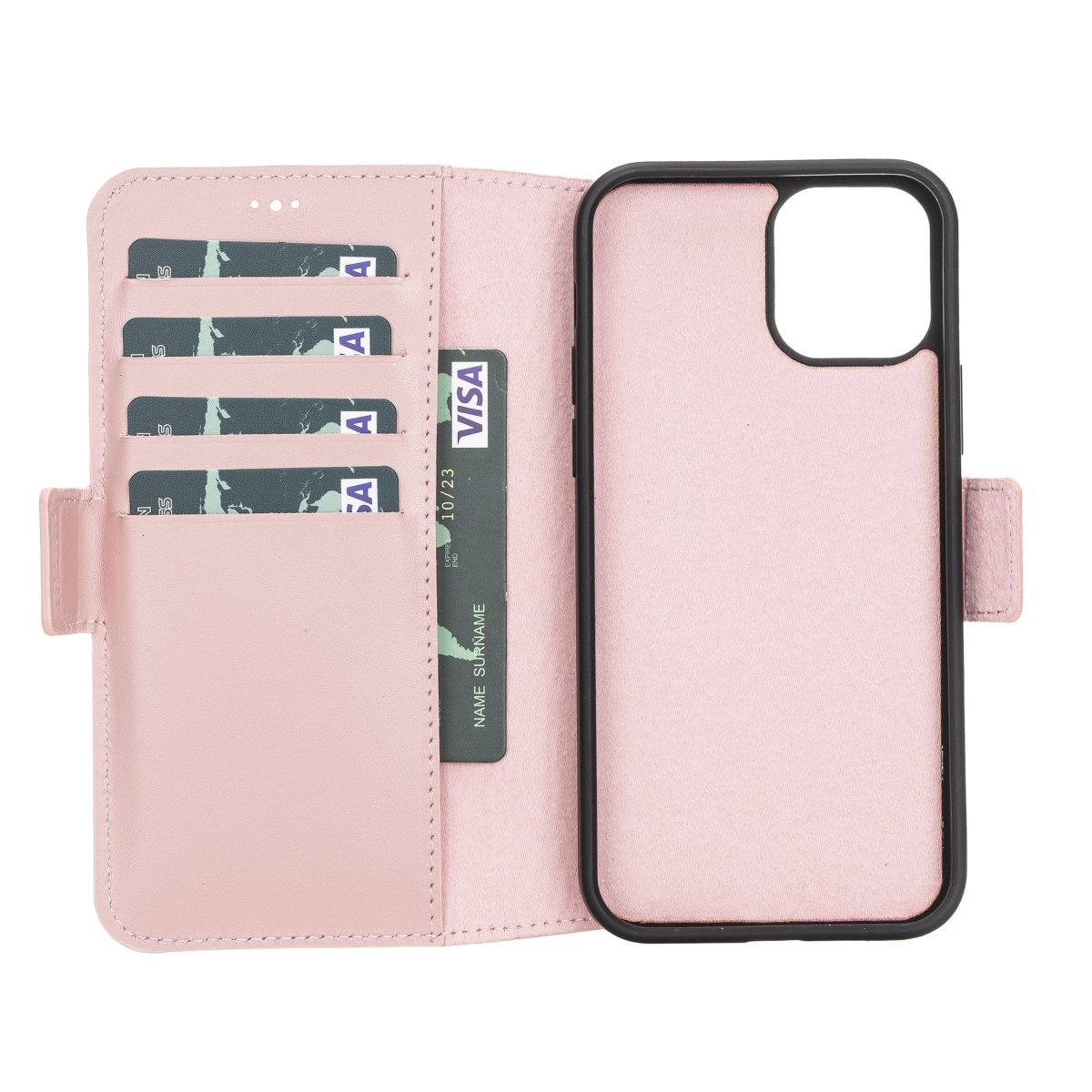 Bayelon iPhone 12 Pro Max Leather Wallet Case #color_