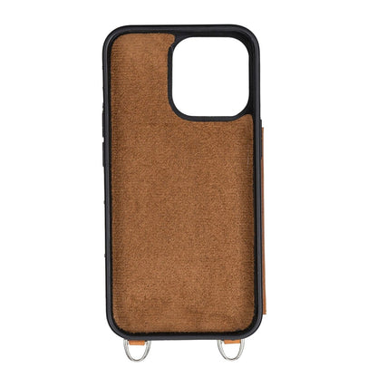 Bayelon iPhone 13 Crossbody Leather Case #color_