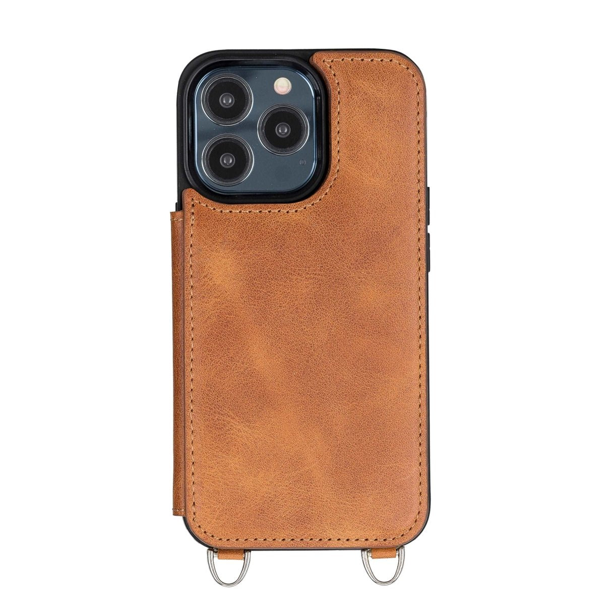 Bayelon iPhone 13 Crossbody Leather Case #color_