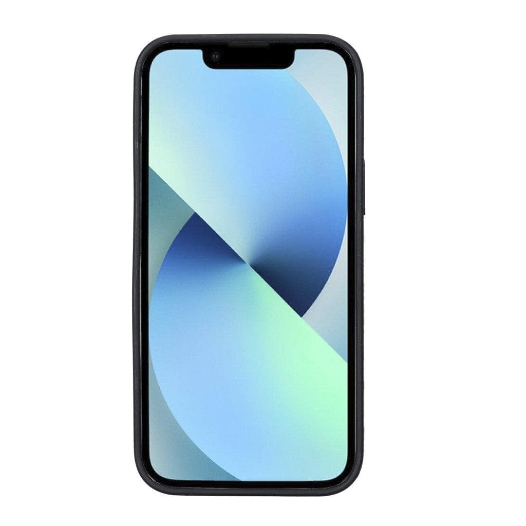 Bayelon Genuine Leather Flex Cover Case for iPhone 13 Mini