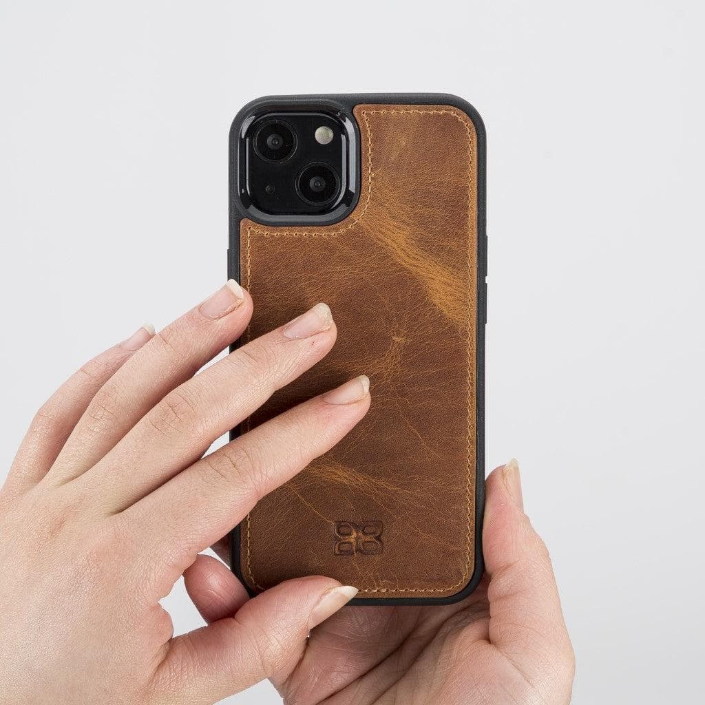 Bayelon Flex Cover Genuine Leather Case for iPhone 13 Pro Max
