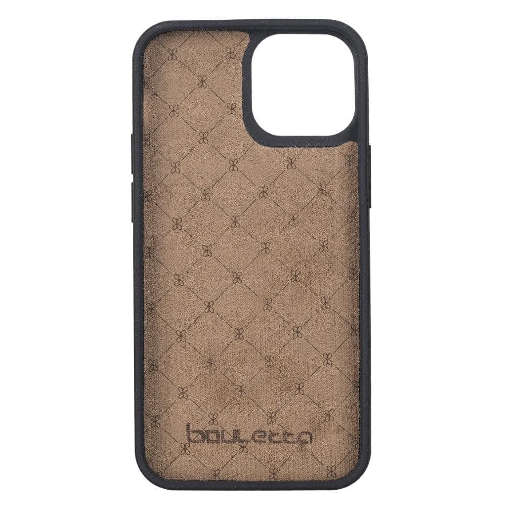 Bayelon Genuine Leather Flex Cover Case for iPhone 13 Mini
