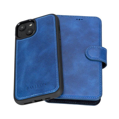 Bayelon iPhone 14 Plus Detachable Leather Wallet Case with Kickstand #color_