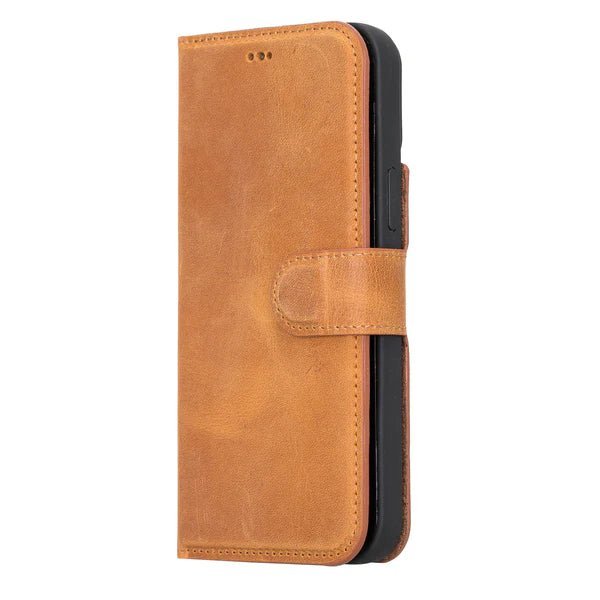 Bayelon iPhone 14 Pro Detachable Leather Wallet Case with Kickstand #color_