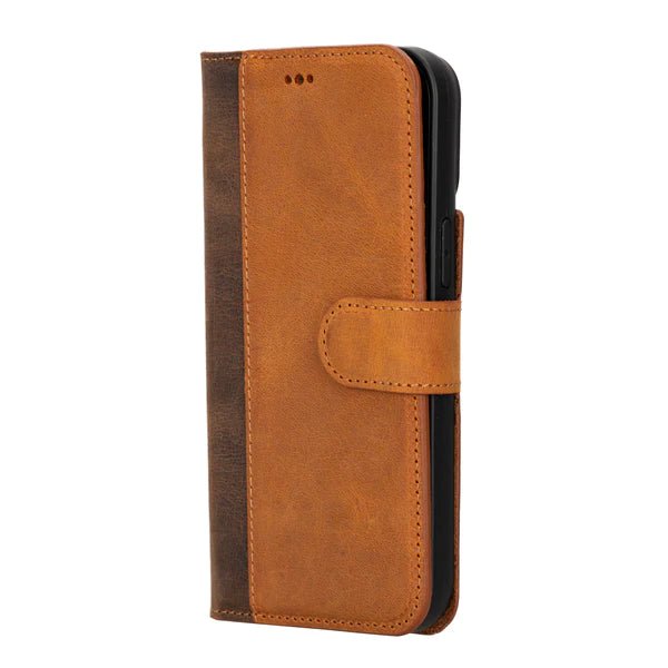 Bayelon iPhone 14 Pro Detachable Leather Wallet Case with Kickstand #color_