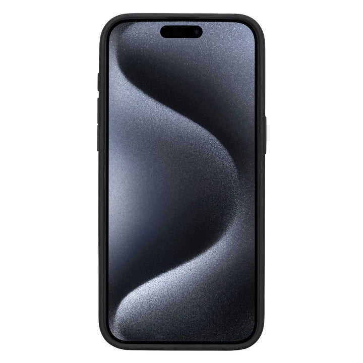 iPhone 15 Pro Max Snap-On Leather Case - Bayelon