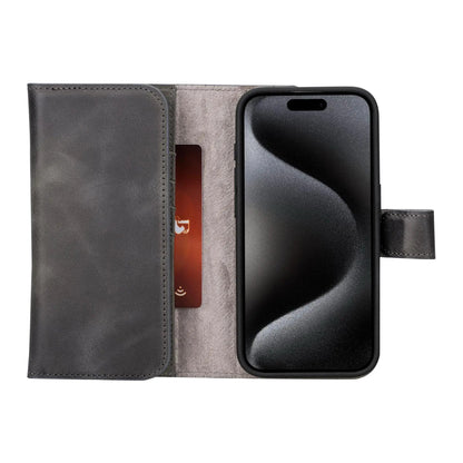 Bayelon iPhone 15 Pro Max Trifold Wallet Case #color_