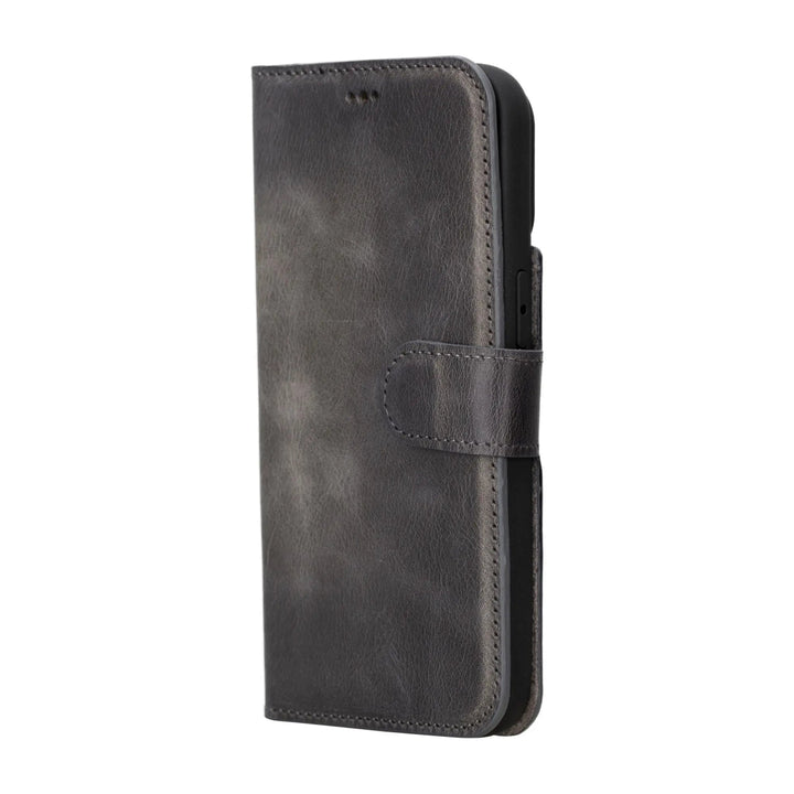 MagSafe Compatible iPhone 15 Pro Max Detachable Leather Wallet Case  | Bayelon