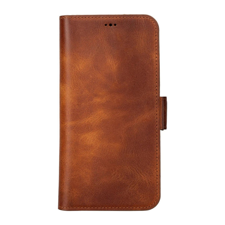 MagSafe Compatible iPhone 15 Pro Max Leather Wallet Case | Bayelon