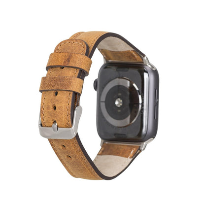 Bayelon Leather Apple iWatch Padded Strap #color_