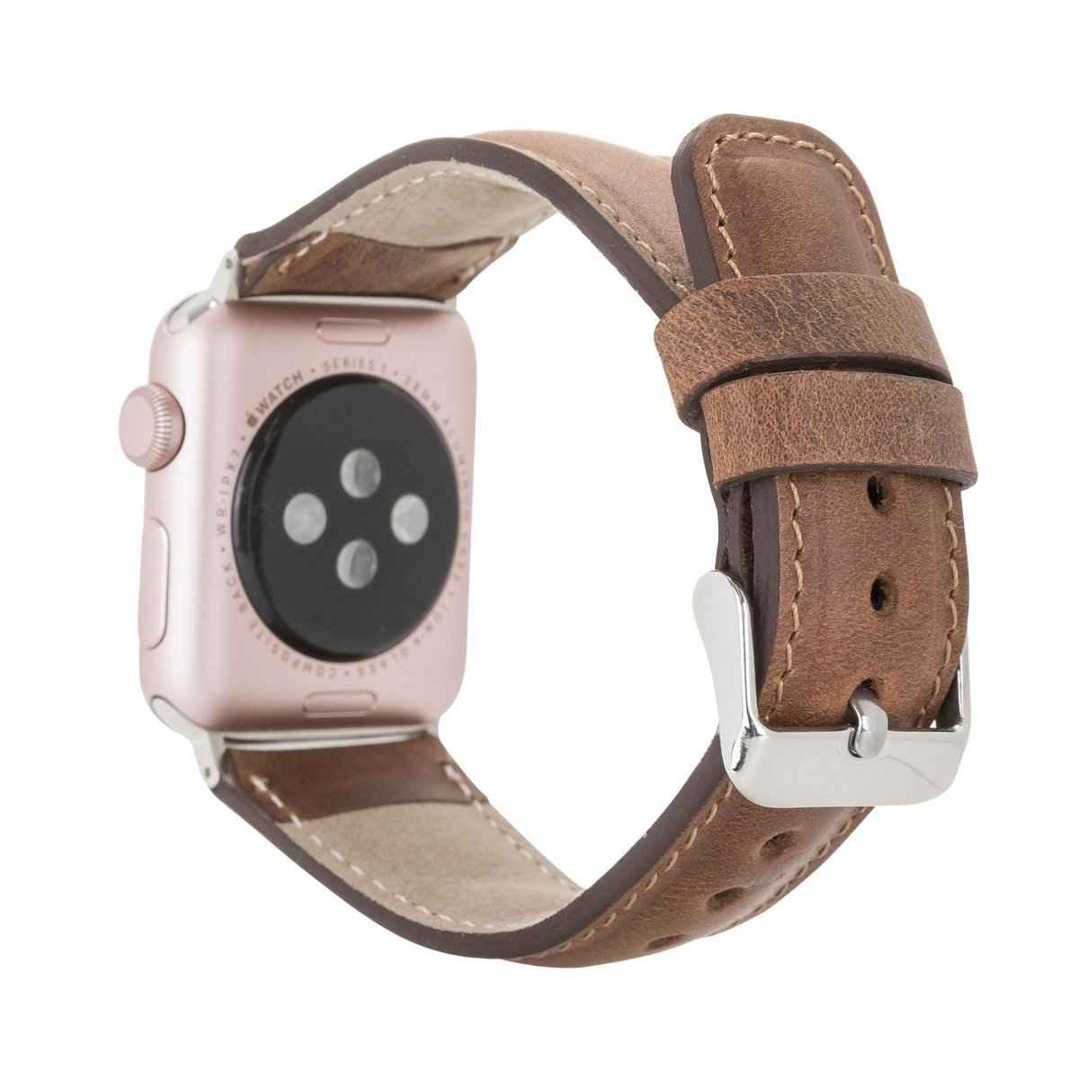Bayelon Leather Apple iWatch Padded Strap