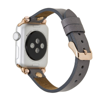 Bayelon Leather Apple Watch Band with a Rivet #color_