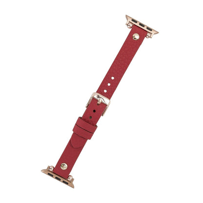 Bayelon Leather Apple Watch Band with a Rivet #color_