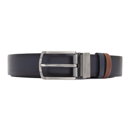 Bayelon Leather Black-Brown Men's Belt #color_