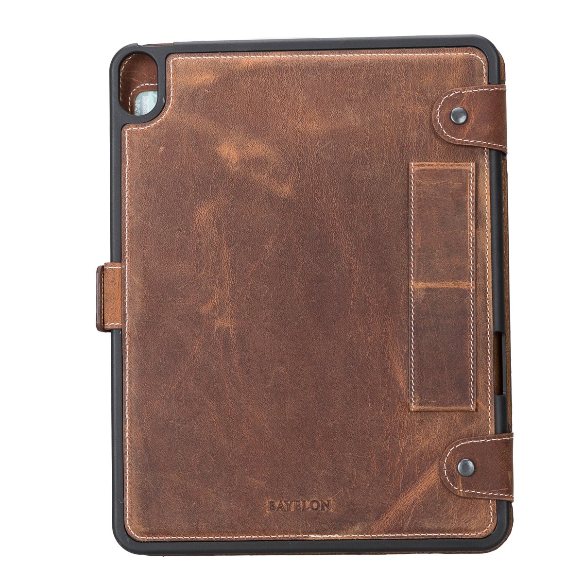 Bayelon Leather Case for iPad #color_ iPad Air 10.9" Antique Brown