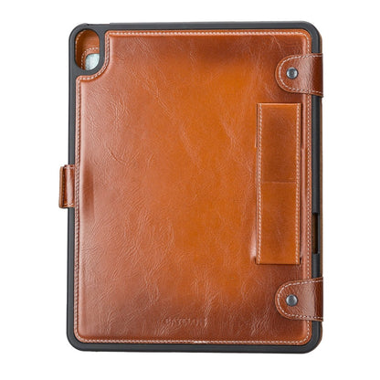 Bayelon Leather Case for iPad Air 10.9-inch #color_ Rustic Tan