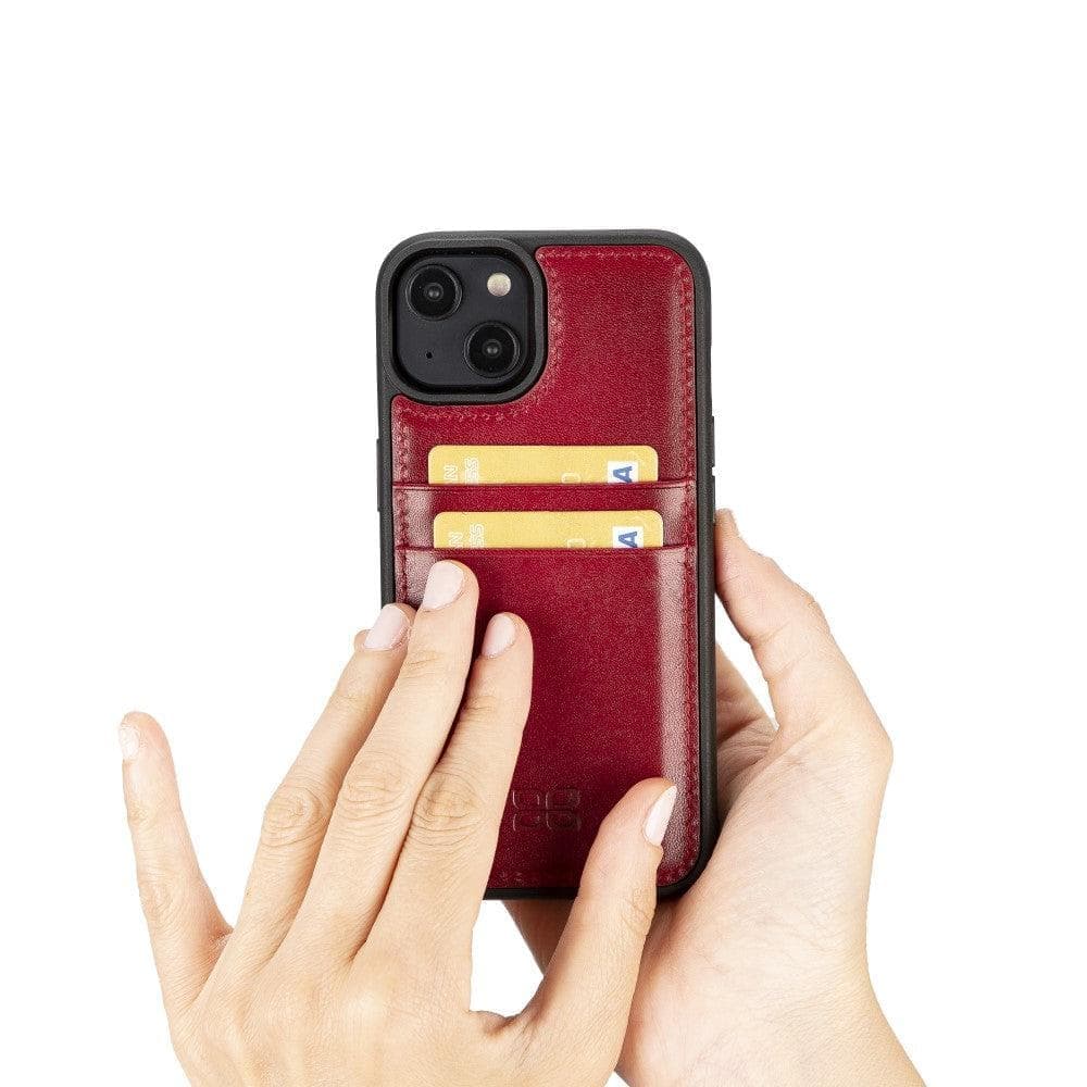 Bouletta Flex Cover Leather iPhone 15 Case with Card Holder