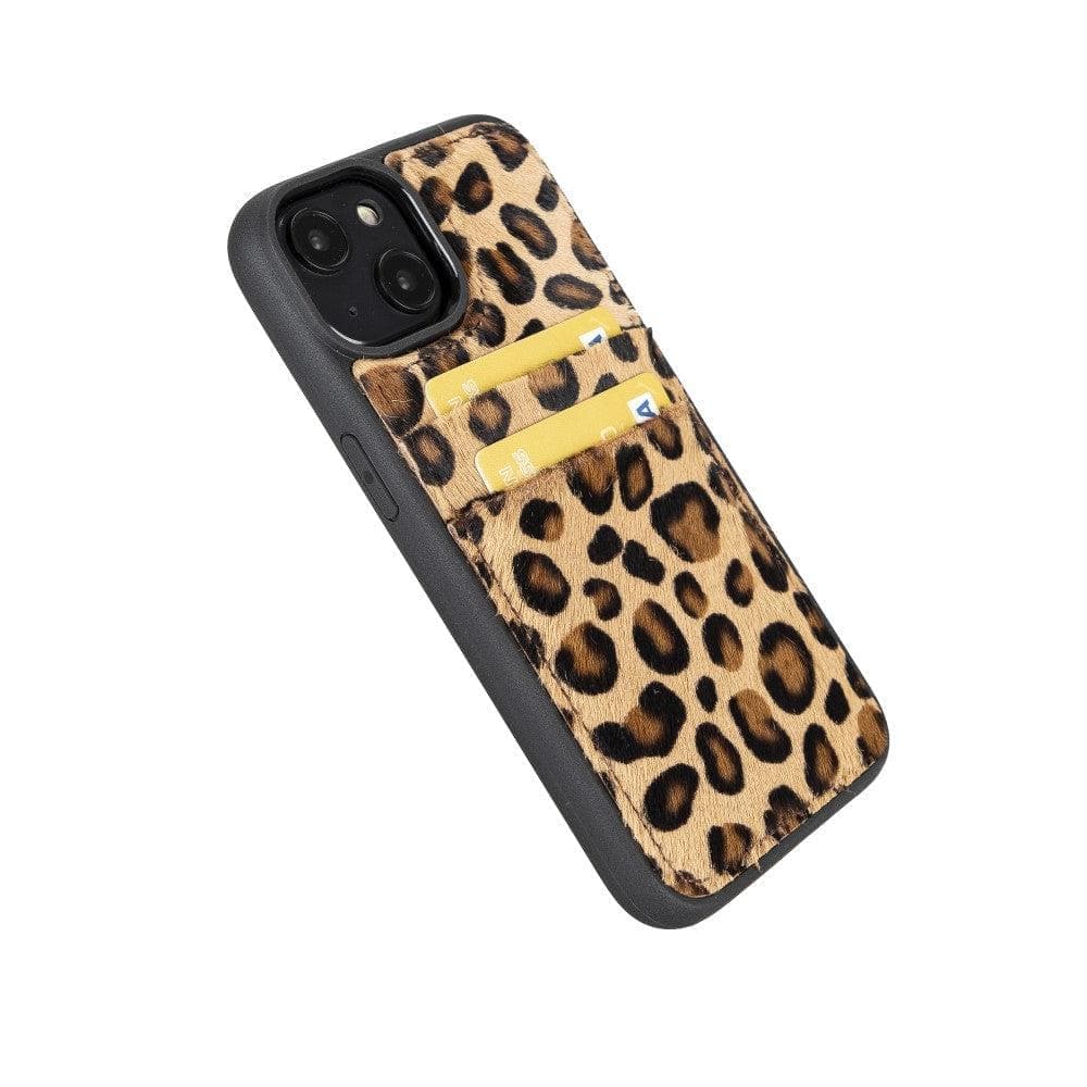 Bayelon Flex Cover Leather iPhone 15 Pro Max Case with Card Holder