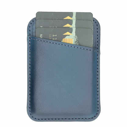 Bayelon Leather Magnetic Card Holder Compatible with iPhone 14, 13 and 12 Models #color_