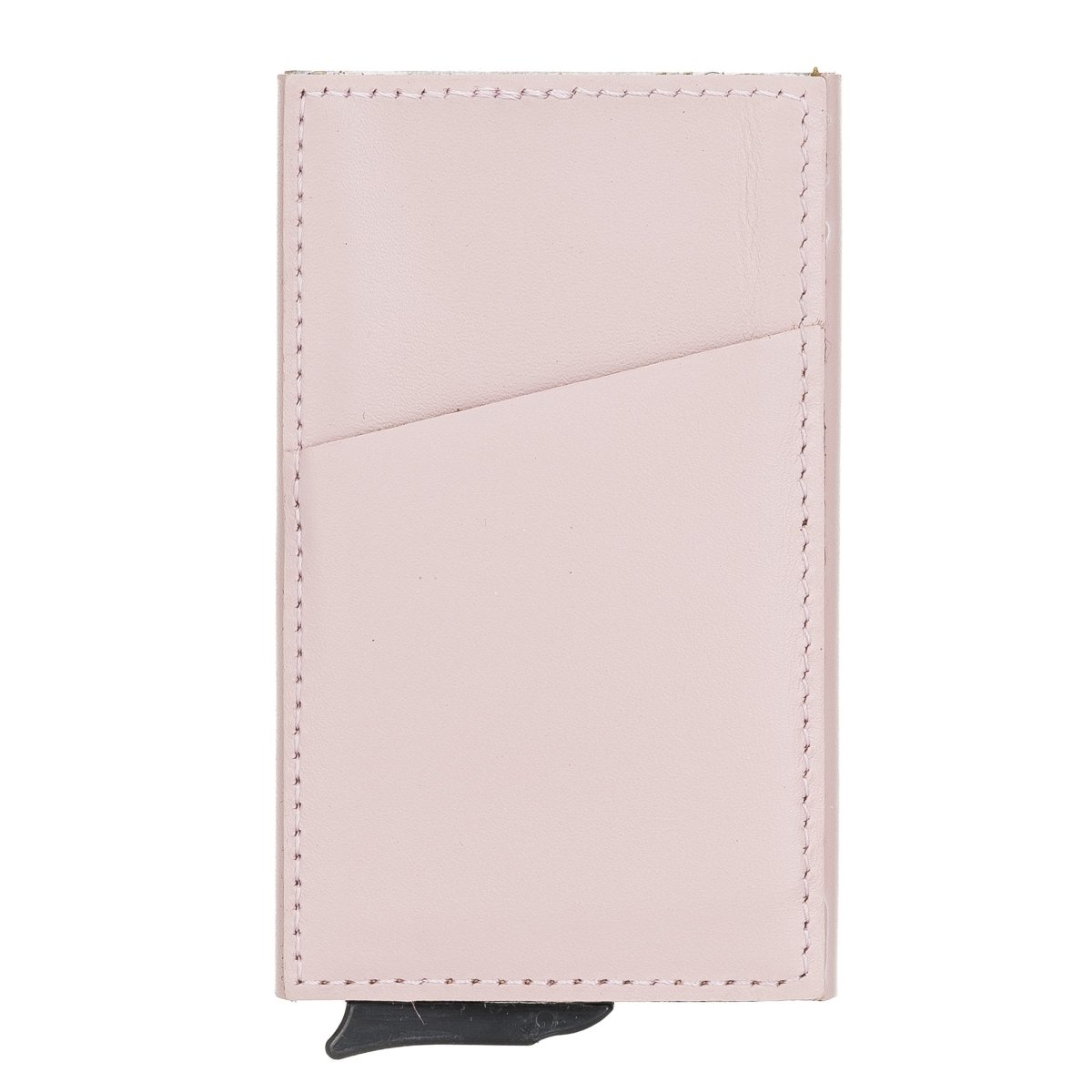 Bayelon Leather Mechanical Pop Up Card Holder With RFID #color_