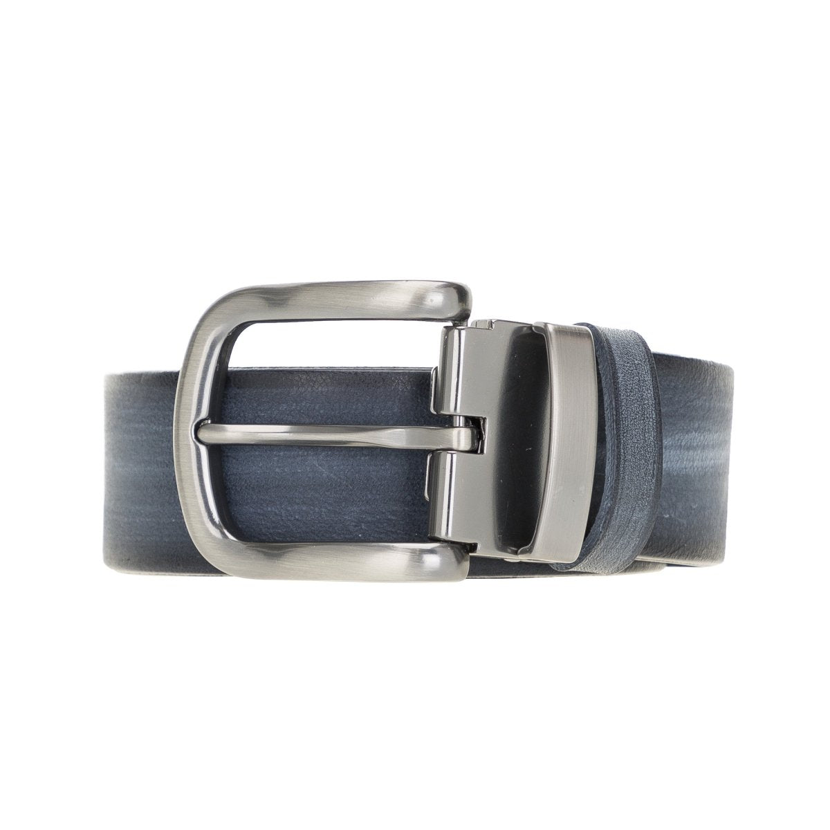 Bayelon Leather Men's Belt #color_ 32" to 52" Waist Adjustable Navy