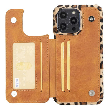 Bouletta Ultimate Holder iPhone 14 Series Leather Case Leopard