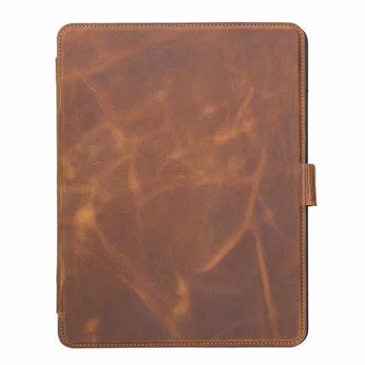 Bayelon Leather Wallet Case for iPad Pro 11 2020 #color_ Burnt Camel