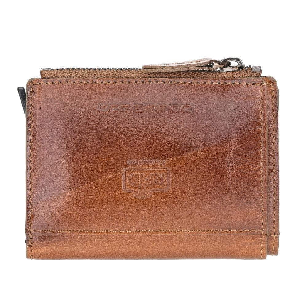 Bouletta Zip Mechanical Leather Card Holder