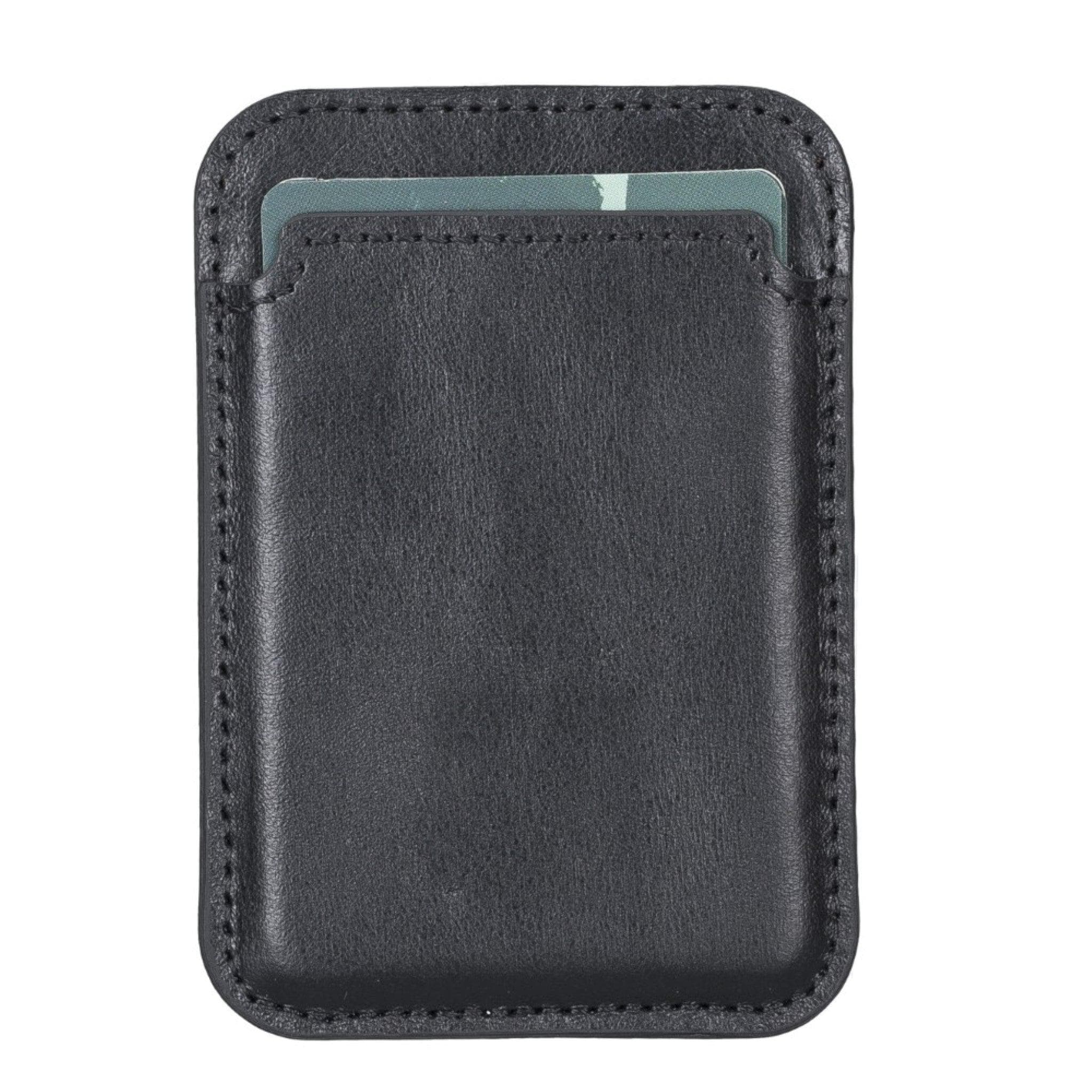 Bayelon Maggy Leather Magnetic Card Holder - Minimalist Design