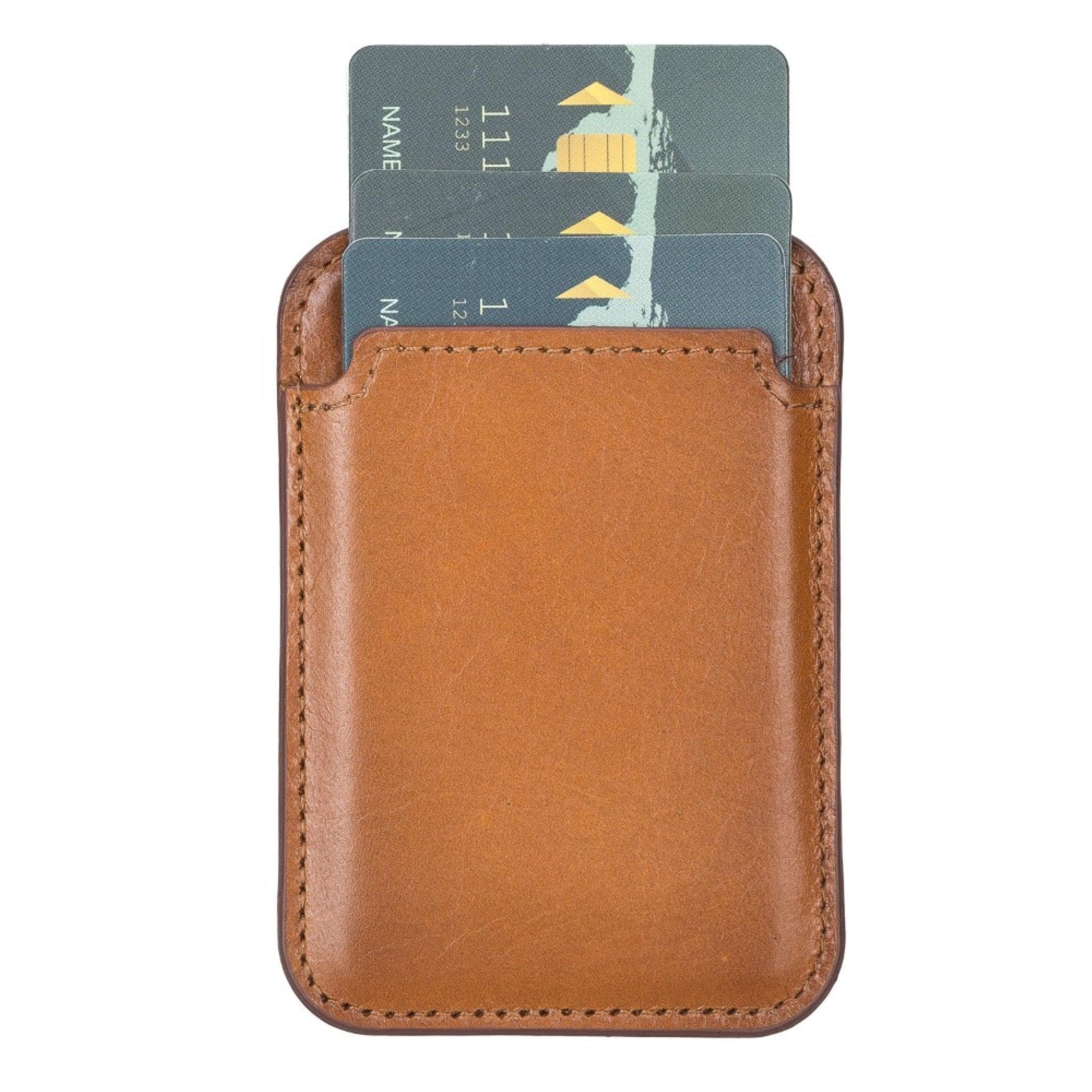 Bayelon Maggy Leather Magnetic Card Holder - Minimalist Design