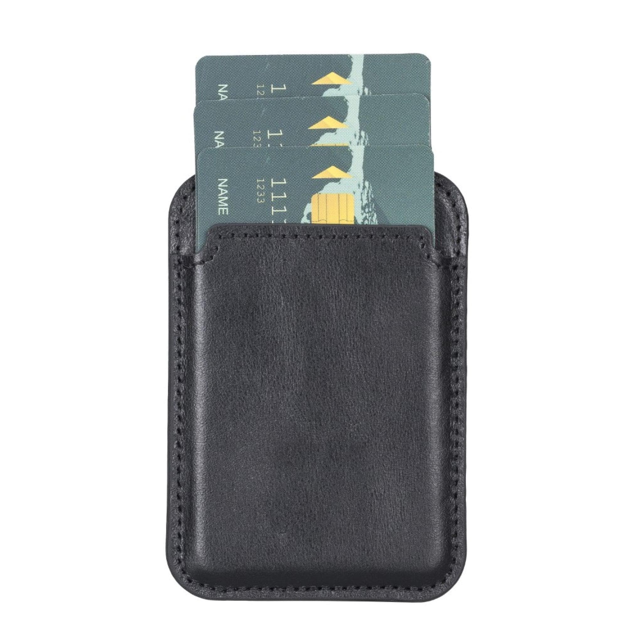 Bayelon Maggy Leather Magnetic Card Holder - Minimalist Design