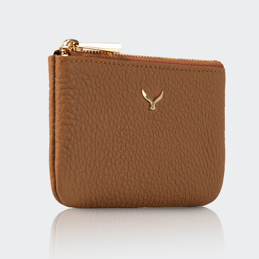 Mapi 3002 Unisex Leather Coin Purse With Zipper