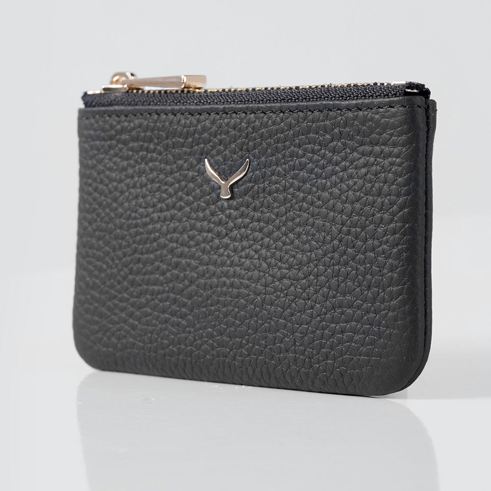 Mapi 3002 Unisex Leather Coin Purse With Zipper