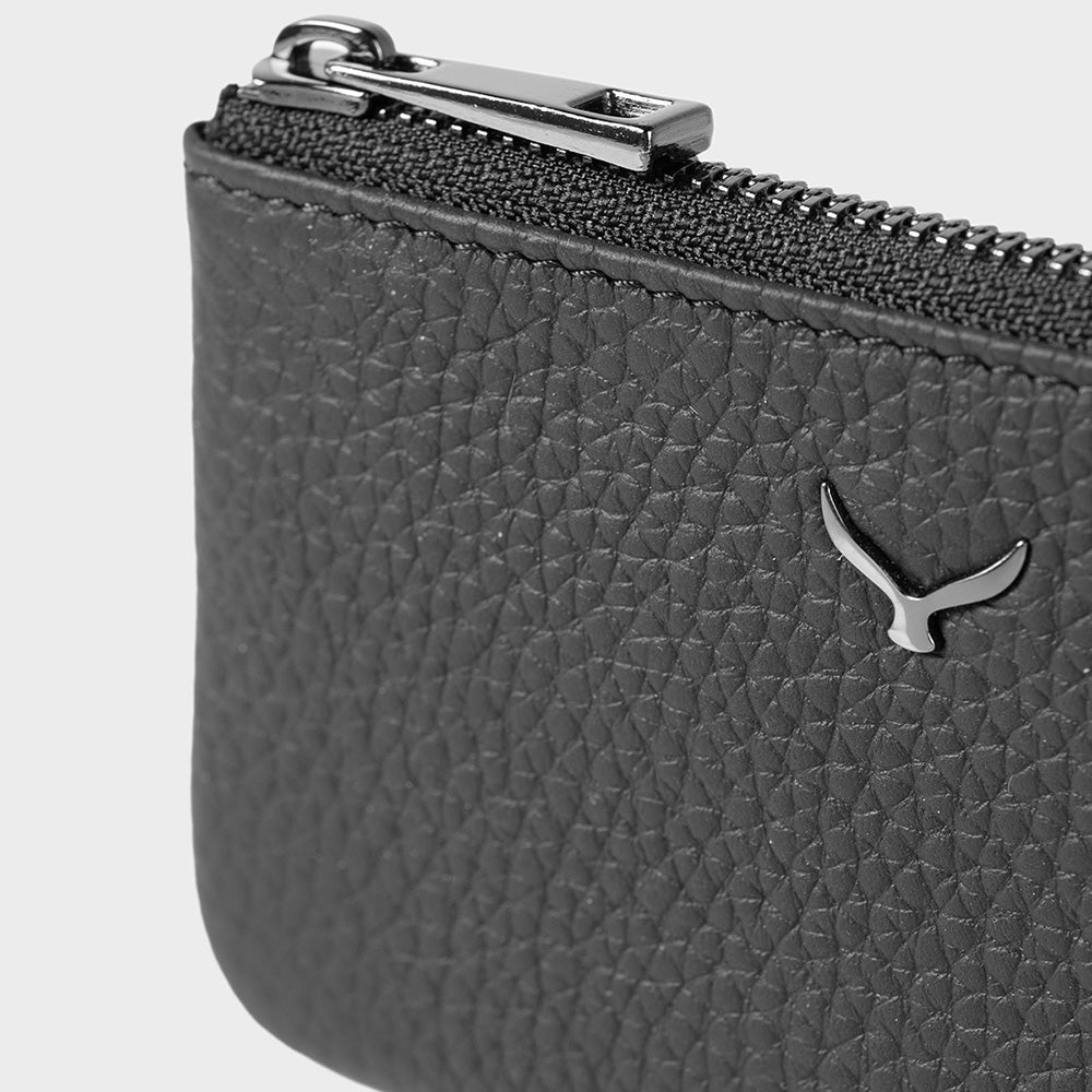 Mapi 3002 Unisex Leather Coin Purse With Zipper