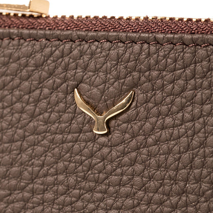 Mapi 3002 Unisex Leather Coin Purse With Zipper