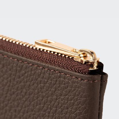 Mapi 3002 Unisex Leather Coin Purse With Zipper