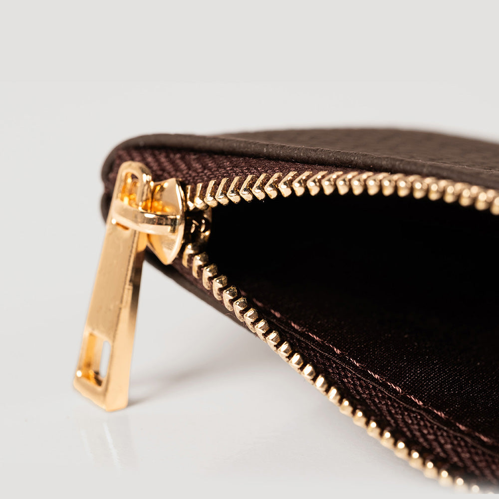 Mapi 3002 Unisex Leather Coin Purse With Zipper