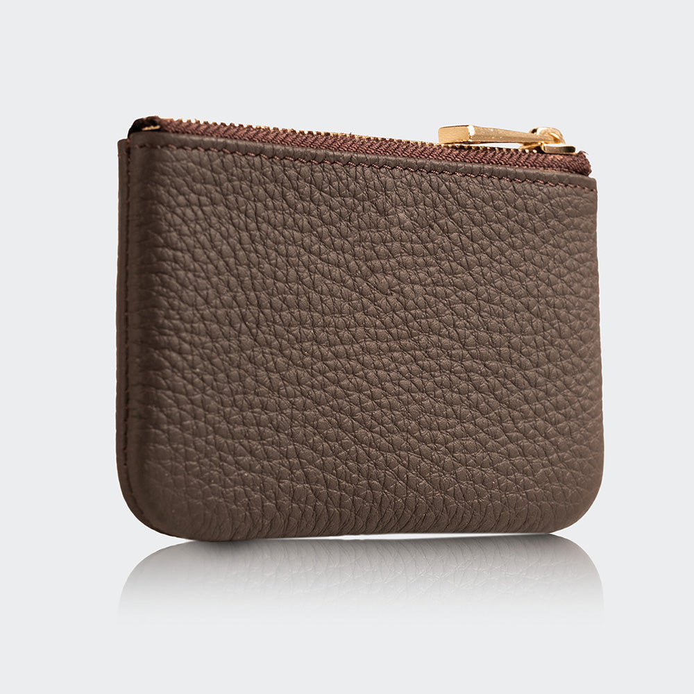 Mapi 3002 Unisex Leather Coin Purse With Zipper