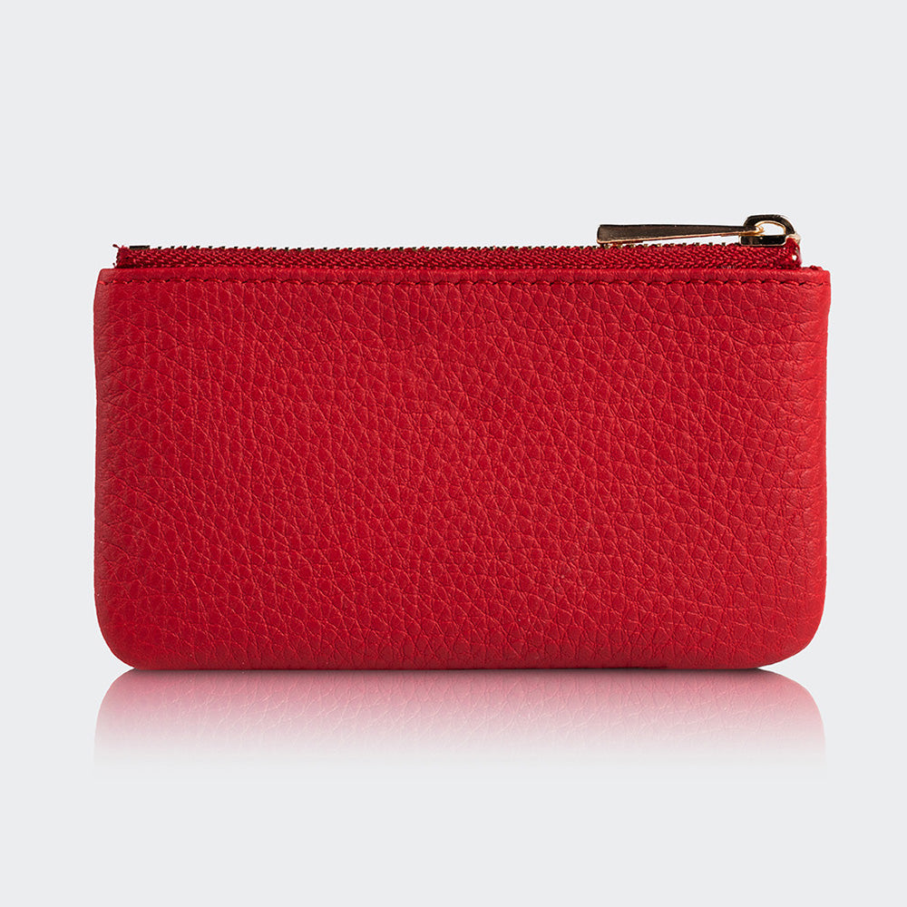 Mapi 3002 Unisex Leather Coin Purse With Zipper