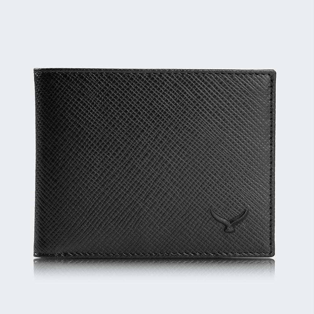 Mapi 4101 Men Leather Wallet With Two Compartments Black