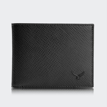 Mapi 4101 Men Leather Wallet With Two Compartments Black