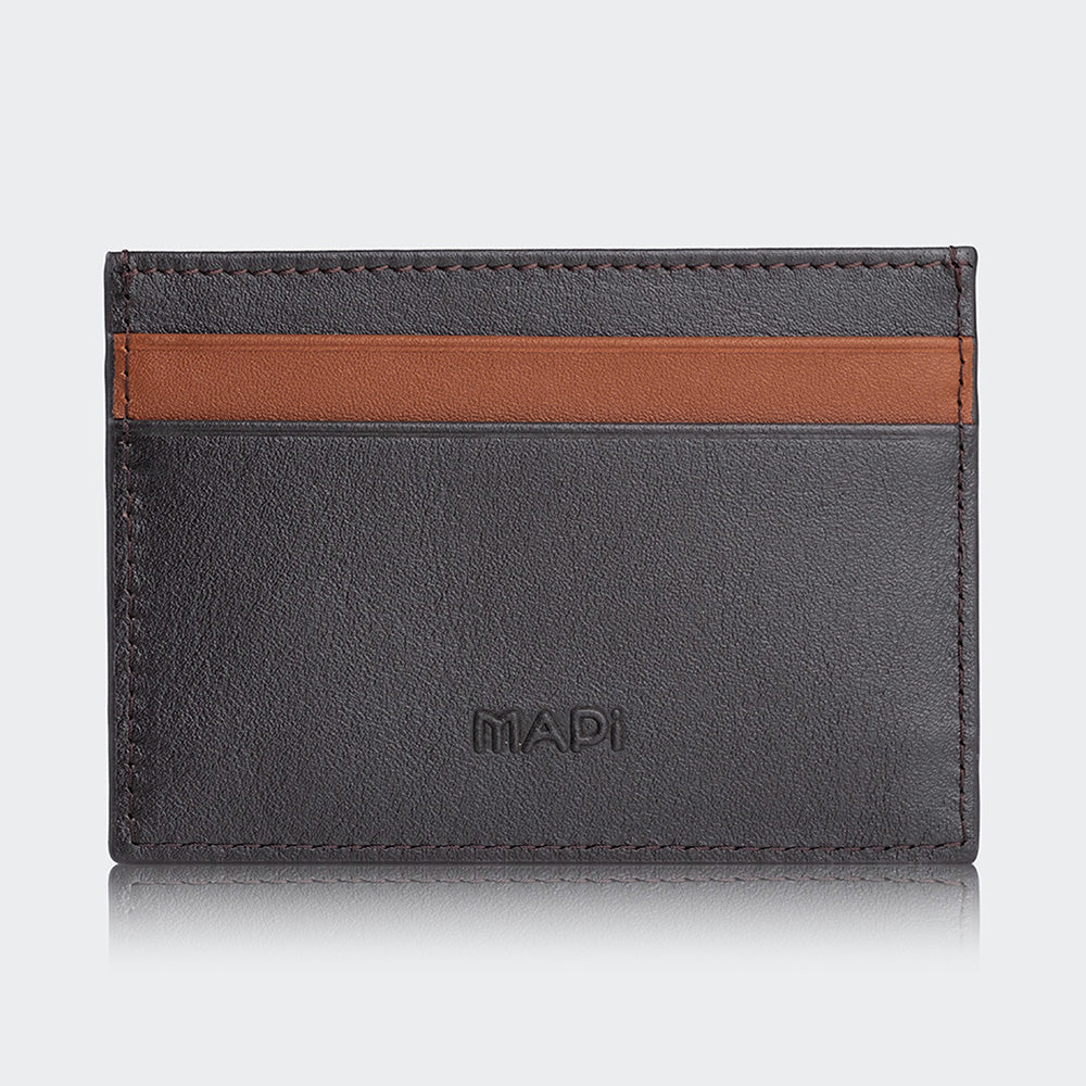 Mapi 4504 Men Leather Card Holder Brown Tan