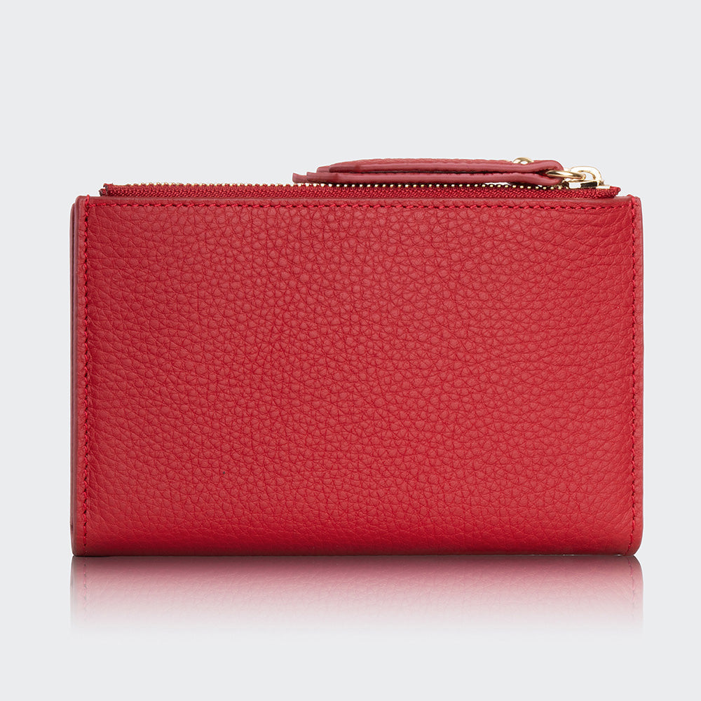 Mapi 5107 Women Two Pocket Leather Wallet With Magnetic Closure