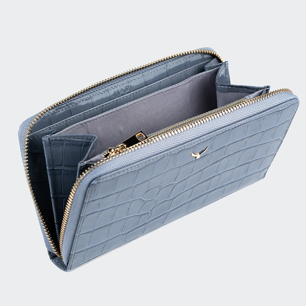 Mapi 5110 Women Large Leather Wallet With Triple Compartments
