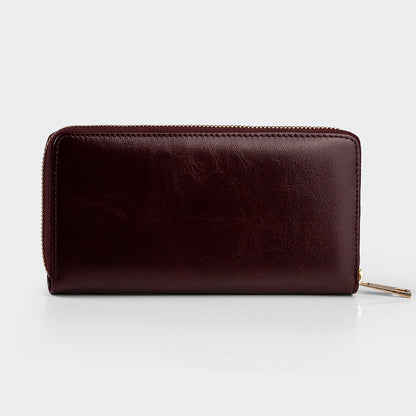 Mapi 5111 Women Large Leather Wallet With Dual Compartments
