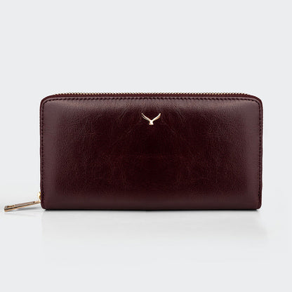 Mapi 5111 Women Large Leather Wallet With Dual Compartments