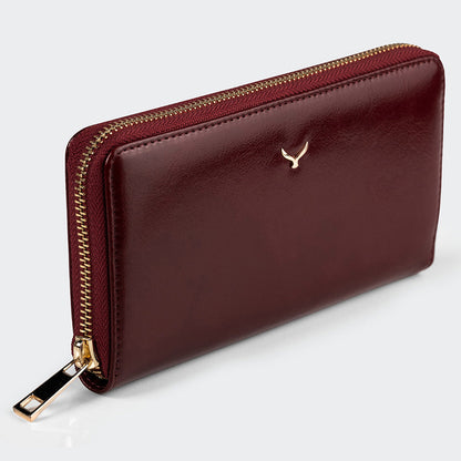 Mapi 5111 Women Large Leather Wallet With Dual Compartments