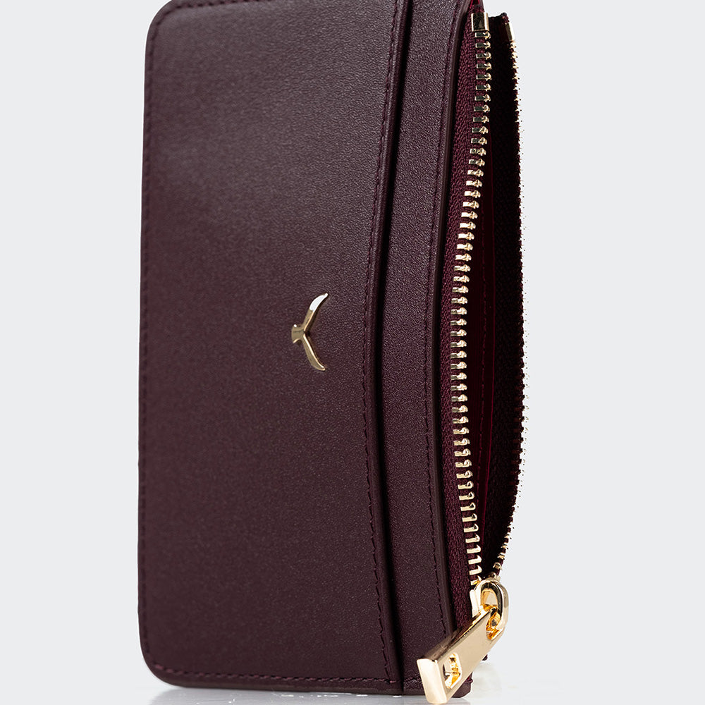 Mapi 5507 Women Leather Card Holder With Zipper